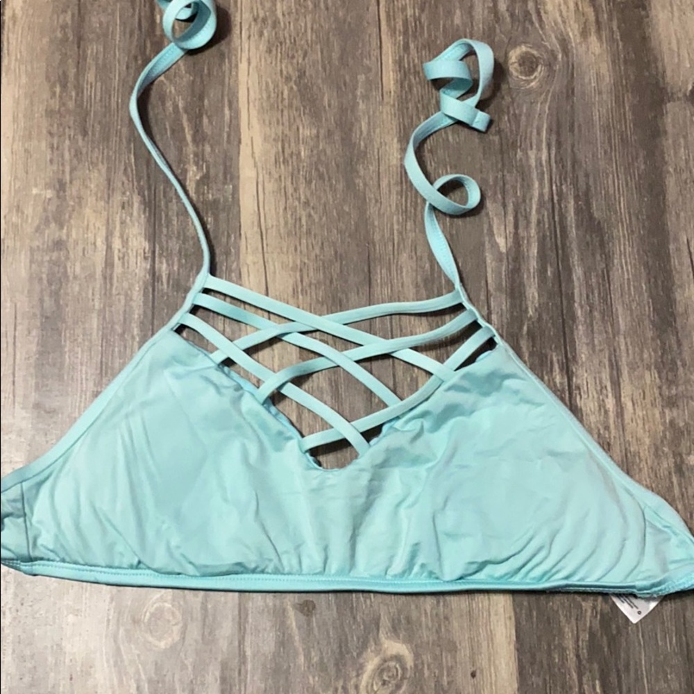 crisscross bathing suit top